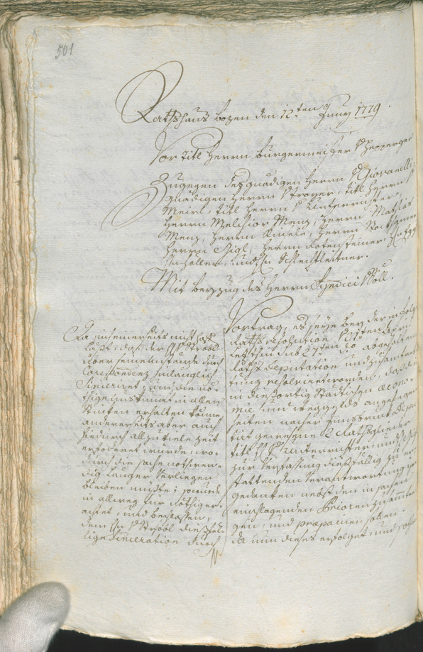 Civic Archives of Bozen-Bolzano - BOhisto Ratsprotokoll 1777/80 