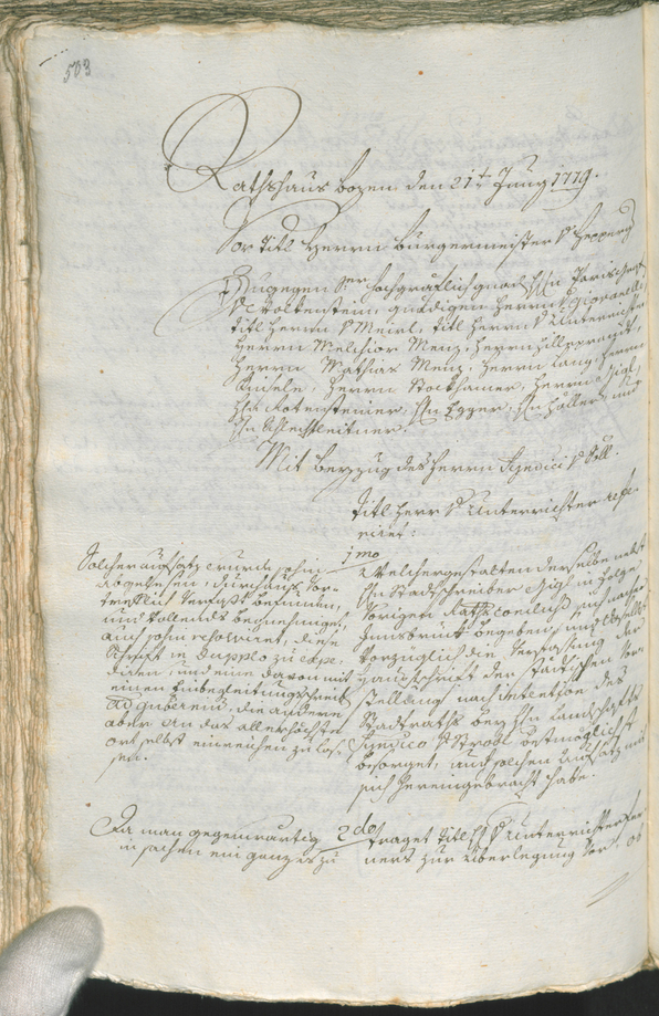 Civic Archives of Bozen-Bolzano - BOhisto Ratsprotokoll 1777/80 