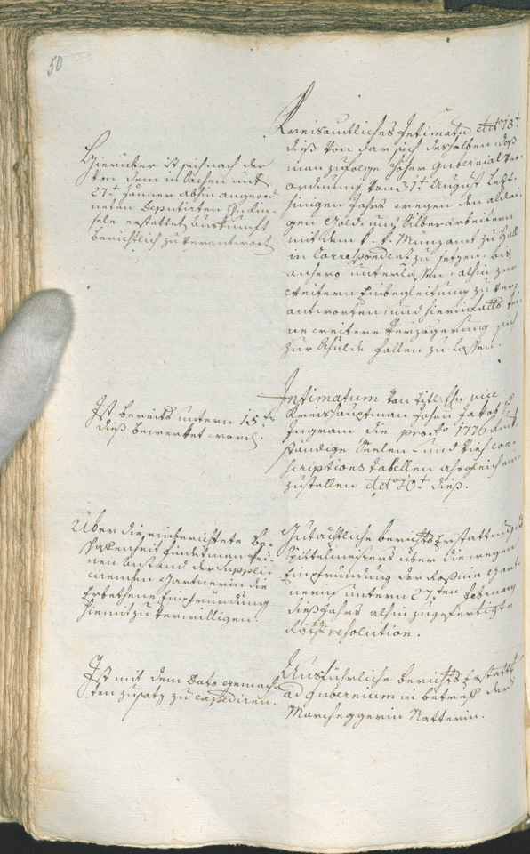 Civic Archives of Bozen-Bolzano - BOhisto Ratsprotokoll 1777/80 