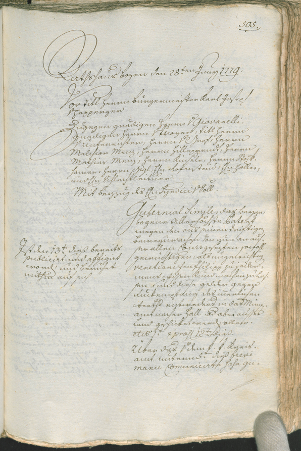 Civic Archives of Bozen-Bolzano - BOhisto Ratsprotokoll 1777/80 