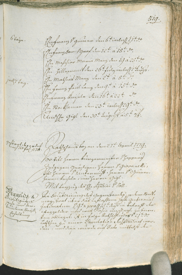 Civic Archives of Bozen-Bolzano - BOhisto Ratsprotokoll 1777/80 