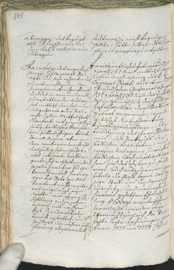 Civic Archives of Bozen-Bolzano - BOhisto Ratsprotokoll 1777/80 