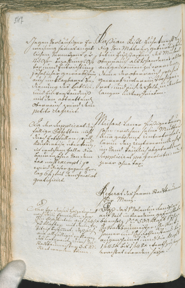 Stadtarchiv Bozen - BOhisto Ratsprotokoll 1777/80 