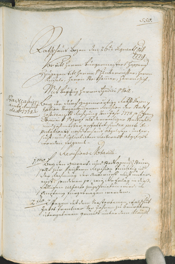 Civic Archives of Bozen-Bolzano - BOhisto Ratsprotokoll 1777/80 