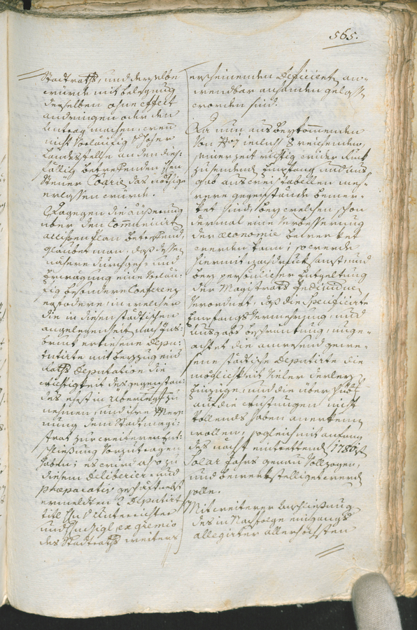 Civic Archives of Bozen-Bolzano - BOhisto Ratsprotokoll 1777/80 