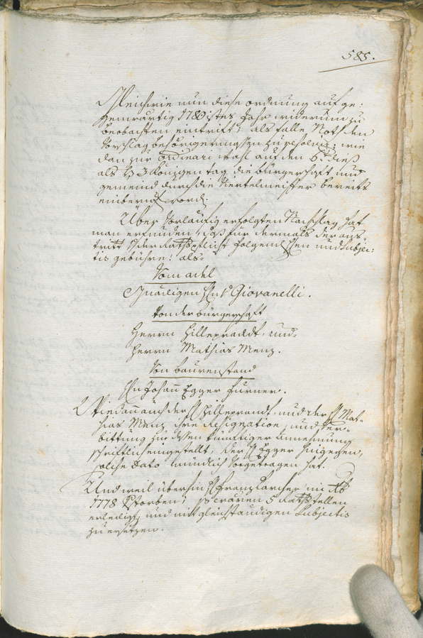 Civic Archives of Bozen-Bolzano - BOhisto Ratsprotokoll 1777/80 