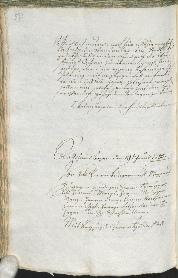 Civic Archives of Bozen-Bolzano - BOhisto Ratsprotokoll 1777/80 