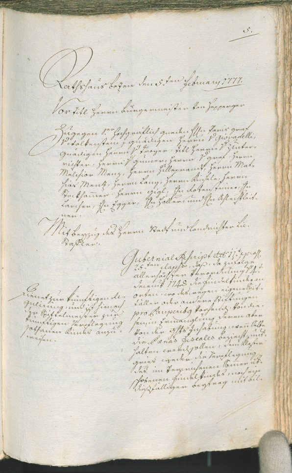 Civic Archives of Bozen-Bolzano - BOhisto Ratsprotokoll 1777/80 