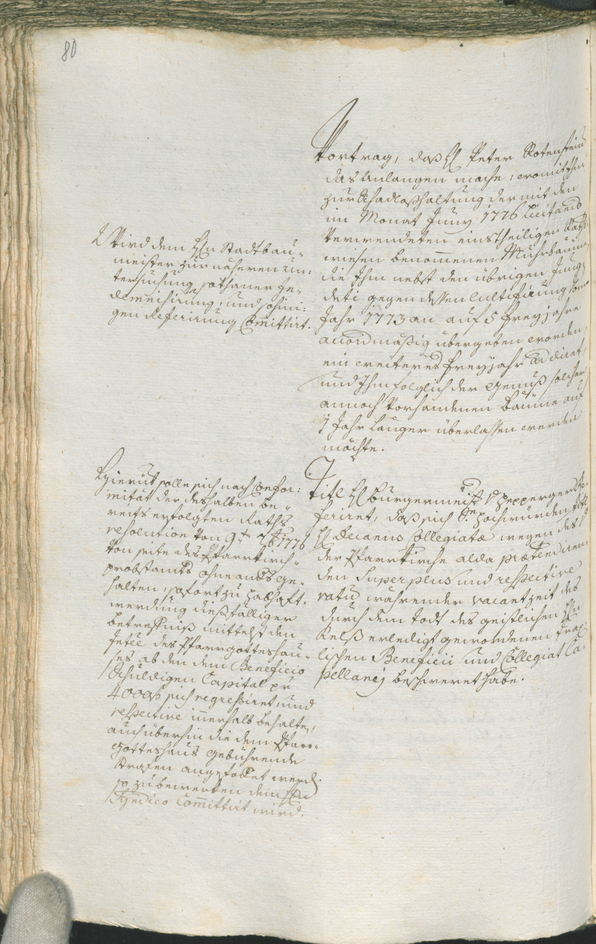 Archivio Storico della Città di Bolzano - BOhisto protocollo consiliare 1777/80 