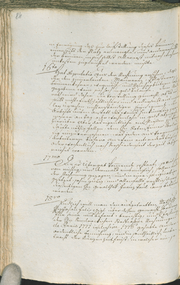 Civic Archives of Bozen-Bolzano - BOhisto Ratsprotokoll 1777/80 