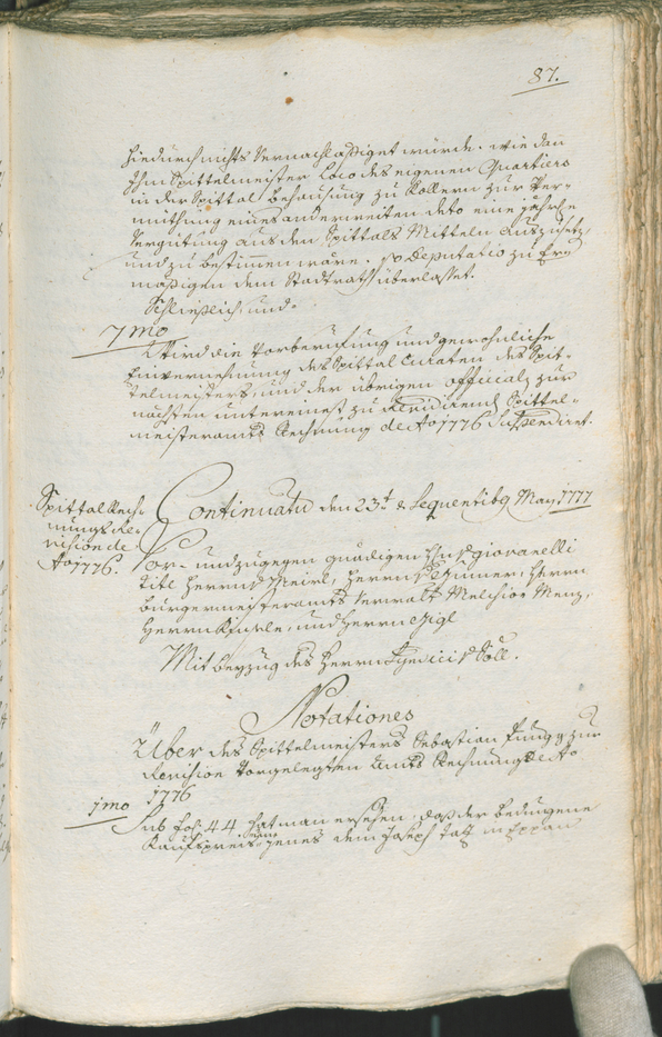 Civic Archives of Bozen-Bolzano - BOhisto Ratsprotokoll 1777/80 