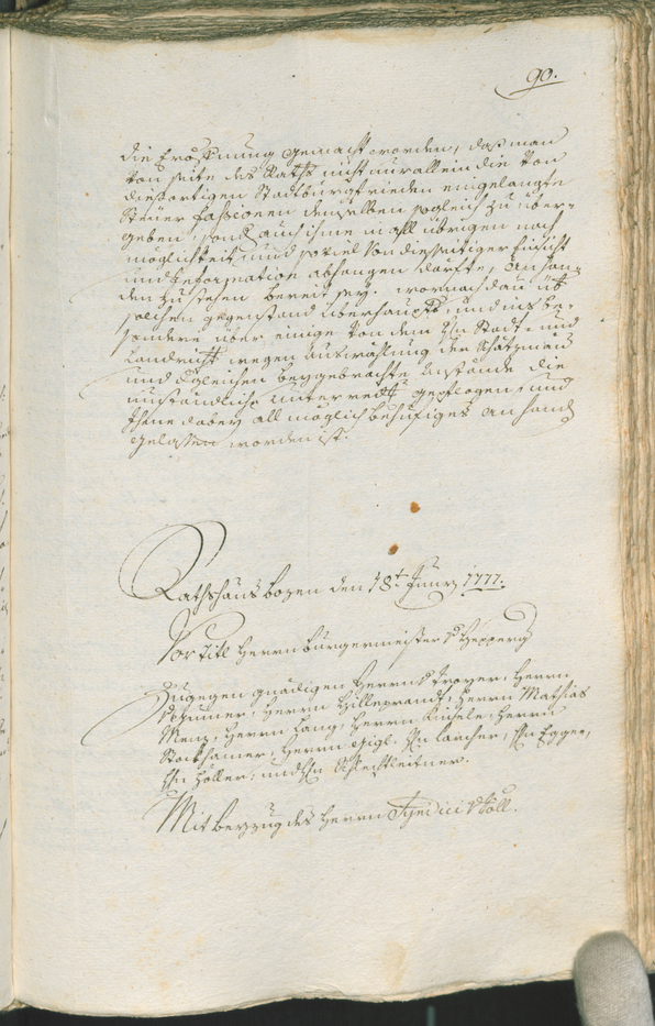 Civic Archives of Bozen-Bolzano - BOhisto Ratsprotokoll 1777/80 