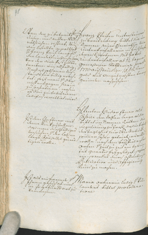 Stadtarchiv Bozen - BOhisto Ratsprotokoll 1777/80 