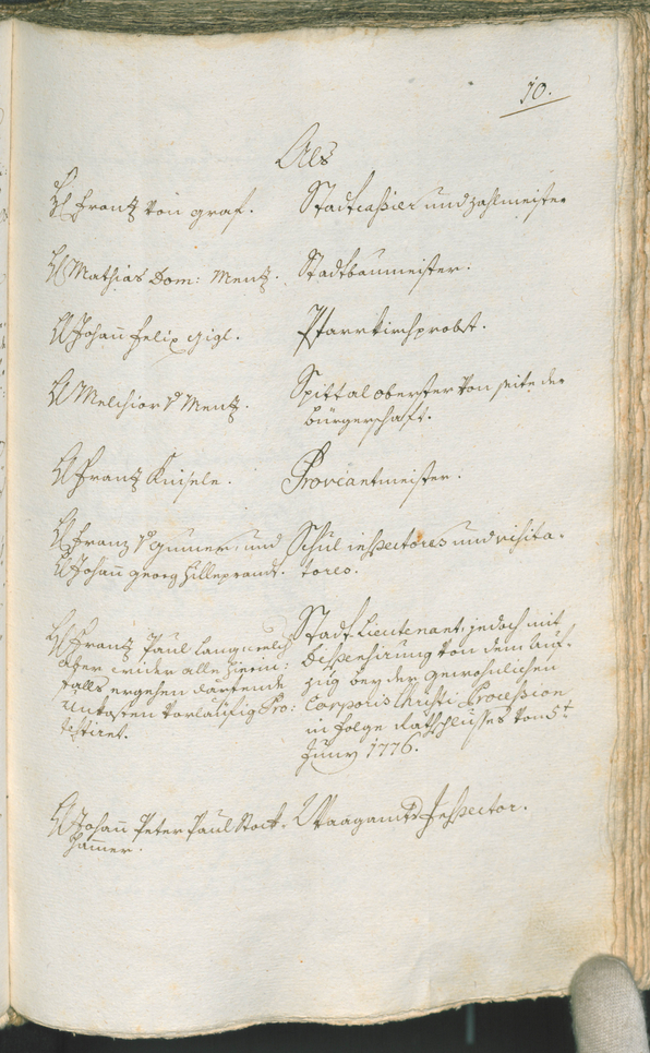 Archivio Storico della Città di Bolzano - BOhisto protocollo consiliare 1777/80 