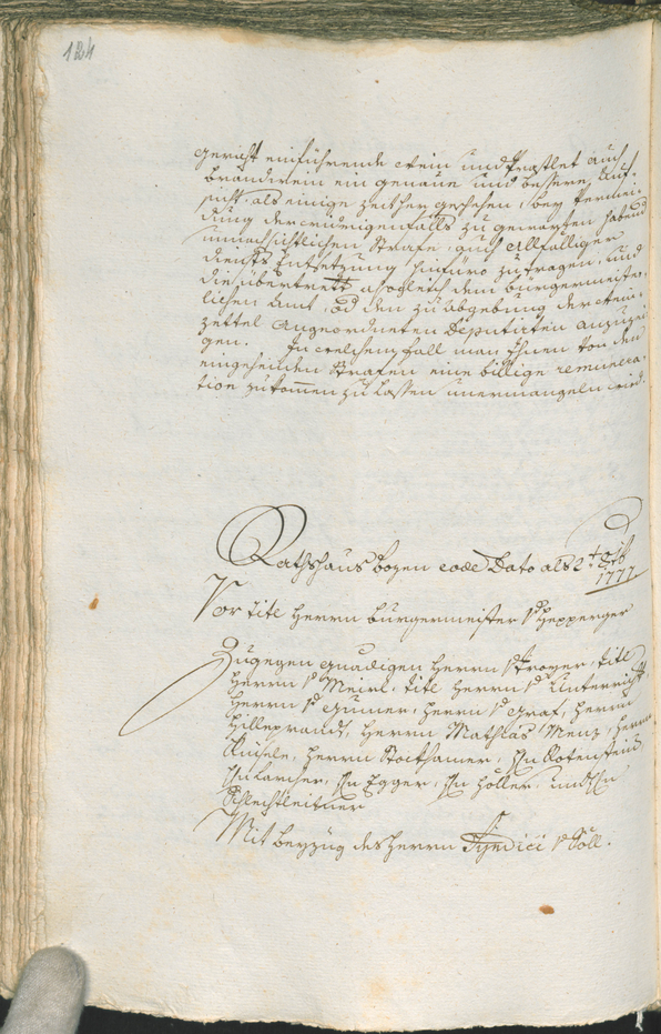 Archivio Storico della Città di Bolzano - BOhisto protocollo consiliare 1777/80 