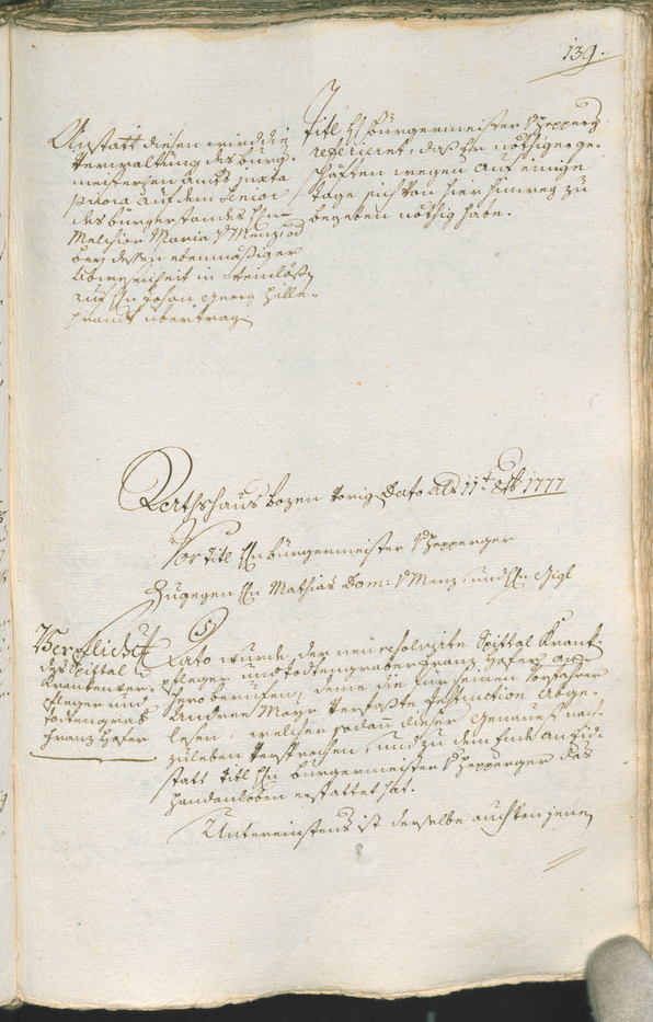 Archivio Storico della Città di Bolzano - BOhisto protocollo consiliare 1777/80 