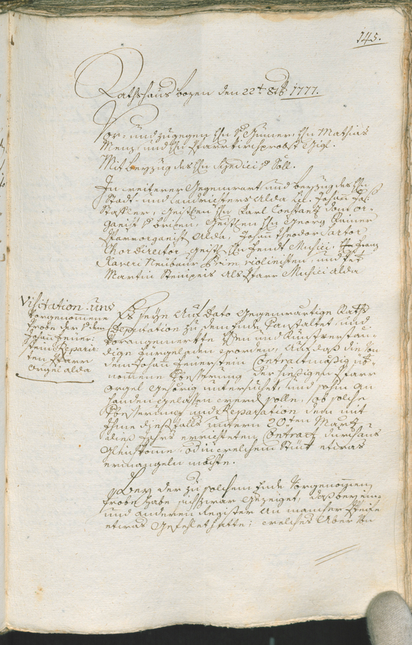 Civic Archives of Bozen-Bolzano - BOhisto Ratsprotokoll 1777/80 