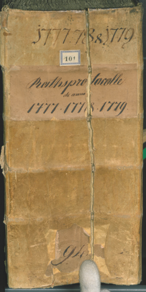 Civic Archives of Bozen-Bolzano - BOhisto Ratsprotokoll 1777/80 