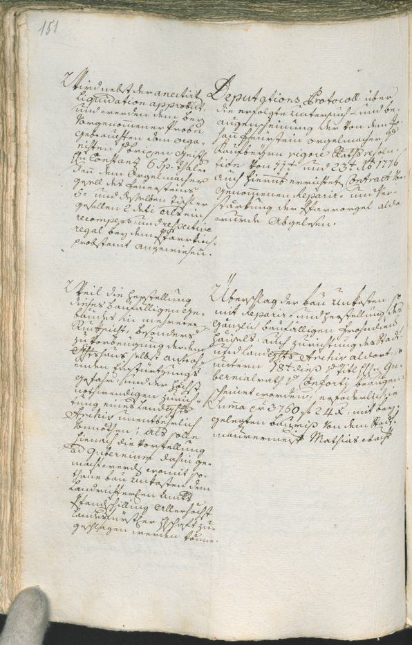 Civic Archives of Bozen-Bolzano - BOhisto Ratsprotokoll 1777/80 