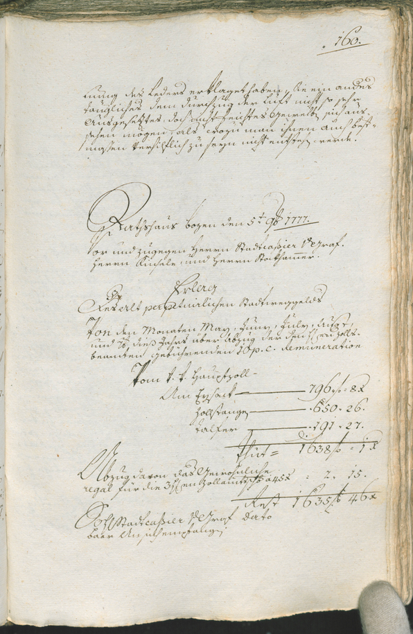 Civic Archives of Bozen-Bolzano - BOhisto Ratsprotokoll 1777/80 