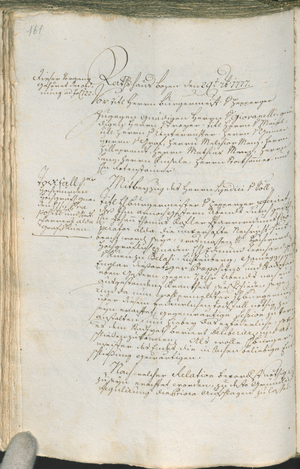 Archivio Storico della Città di Bolzano - BOhisto protocollo consiliare 1777/80 