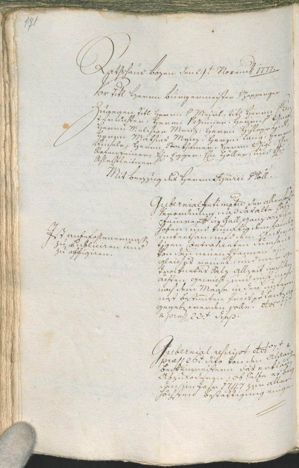 Archivio Storico della Città di Bolzano - BOhisto protocollo consiliare 1777/80 