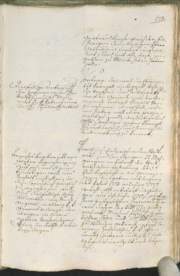 Civic Archives of Bozen-Bolzano - BOhisto Ratsprotokoll 1777/80 