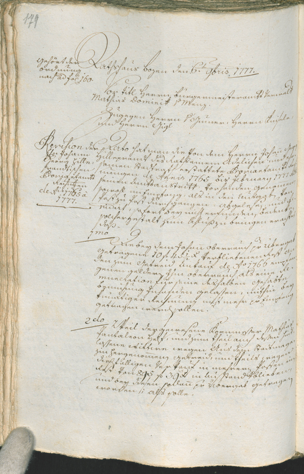 Archivio Storico della Città di Bolzano - BOhisto protocollo consiliare 1777/80 