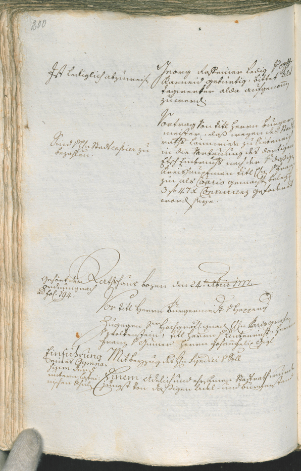 Civic Archives of Bozen-Bolzano - BOhisto Ratsprotokoll 1777/80 