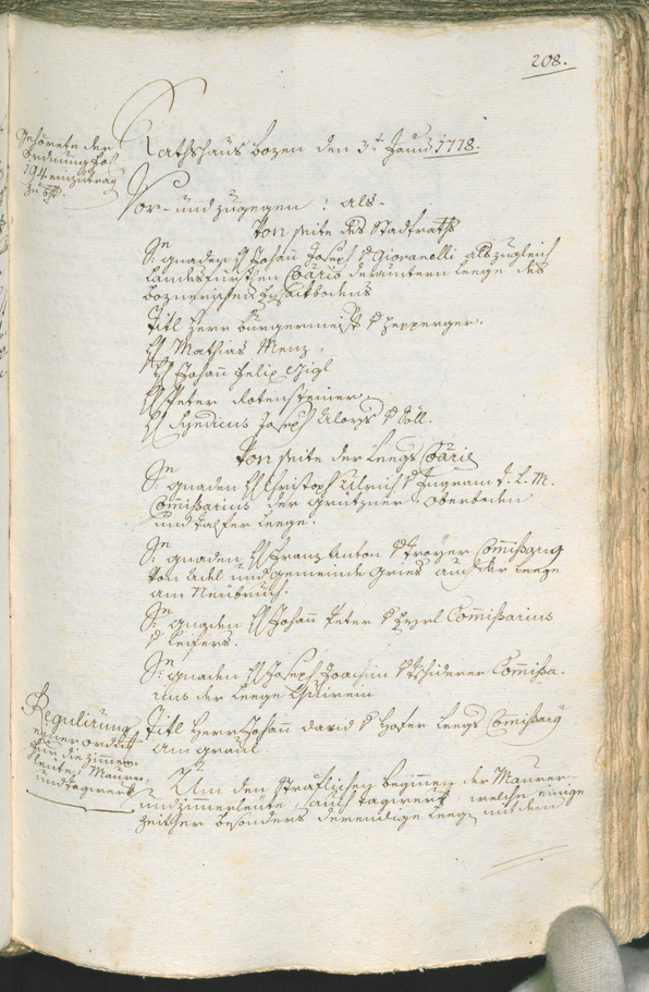 Civic Archives of Bozen-Bolzano - BOhisto Ratsprotokoll 1777/80 