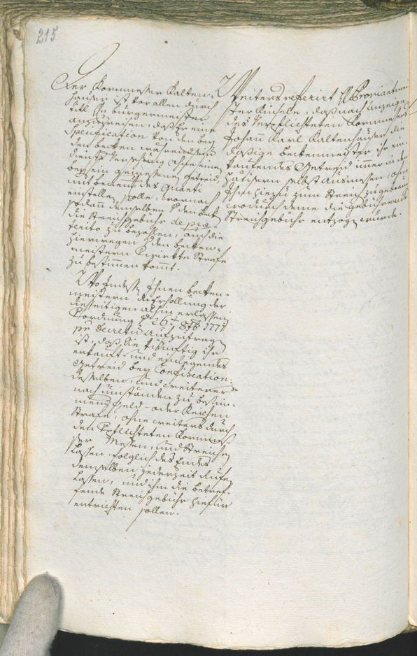 Civic Archives of Bozen-Bolzano - BOhisto Ratsprotokoll 1777/80 