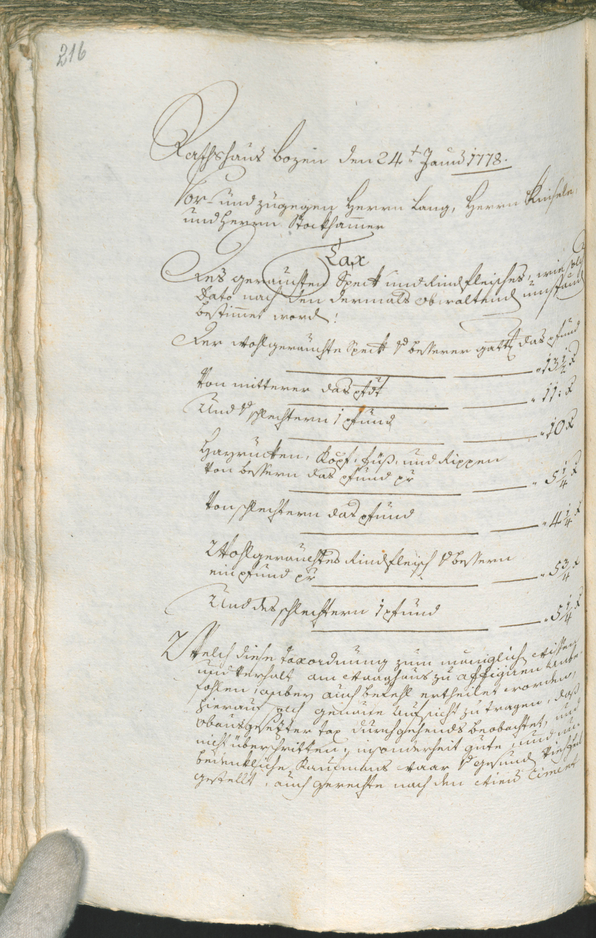 Civic Archives of Bozen-Bolzano - BOhisto Ratsprotokoll 1777/80 