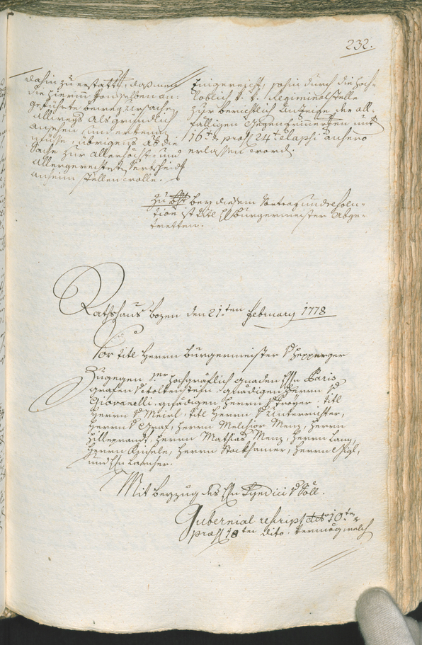 Civic Archives of Bozen-Bolzano - BOhisto Ratsprotokoll 1777/80 