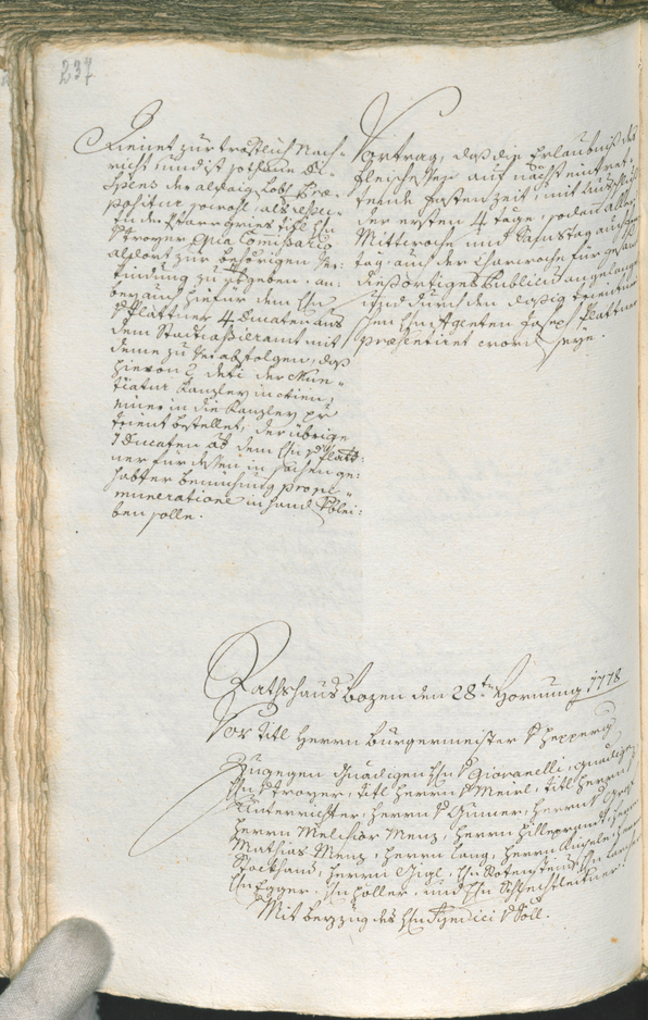 Stadtarchiv Bozen - BOhisto Ratsprotokoll 1777/80 