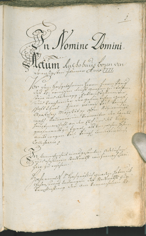 Civic Archives of Bozen-Bolzano - BOhisto Ratsprotokoll 1777/80 