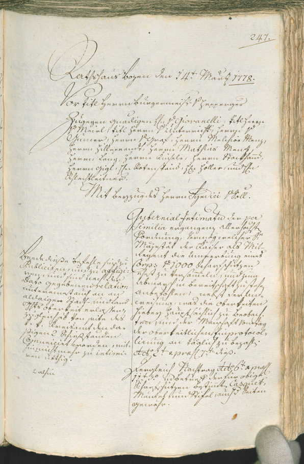 Civic Archives of Bozen-Bolzano - BOhisto Ratsprotokoll 1777/80 