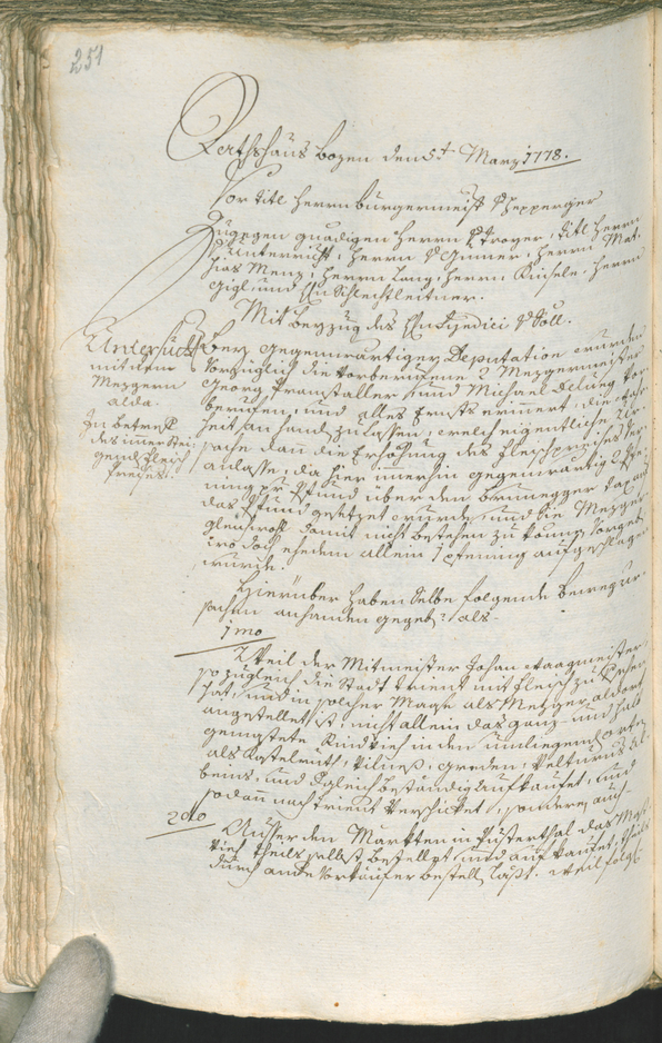 Civic Archives of Bozen-Bolzano - BOhisto Ratsprotokoll 1777/80 