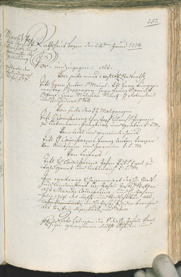 Civic Archives of Bozen-Bolzano - BOhisto Ratsprotokoll 1777/80 