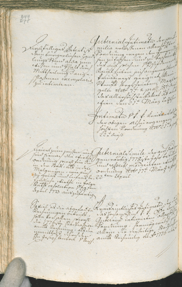 Civic Archives of Bozen-Bolzano - BOhisto Ratsprotokoll 1777/80 