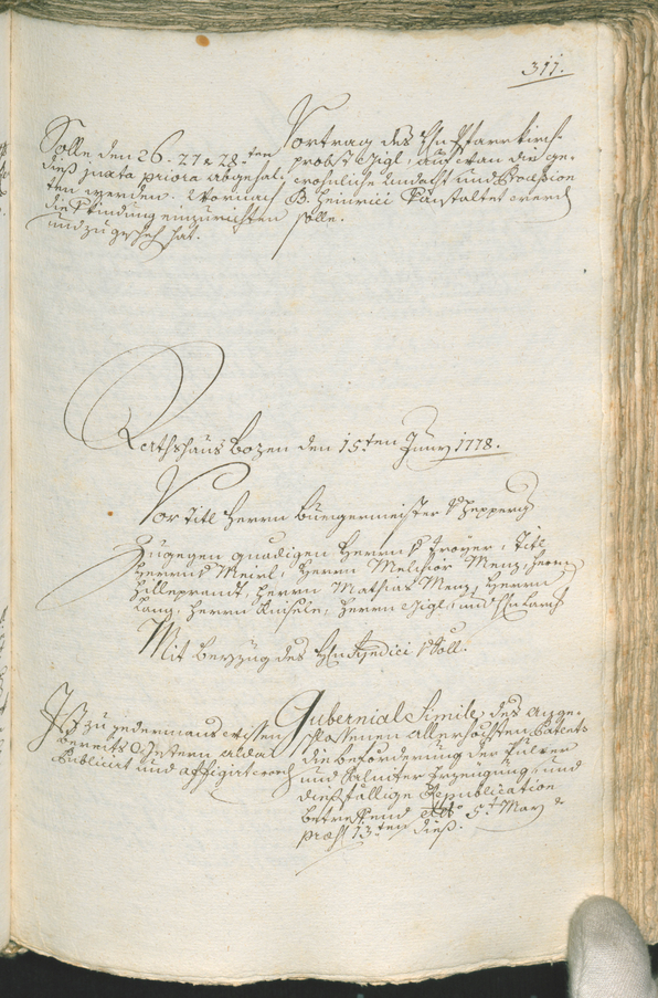 Civic Archives of Bozen-Bolzano - BOhisto Ratsprotokoll 1777/80 