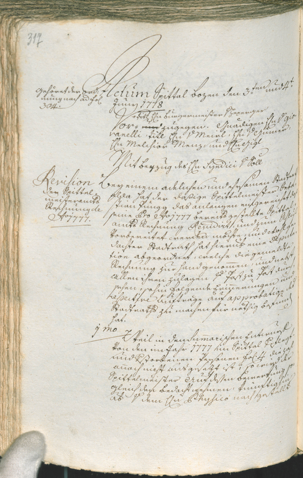 Civic Archives of Bozen-Bolzano - BOhisto Ratsprotokoll 1777/80 