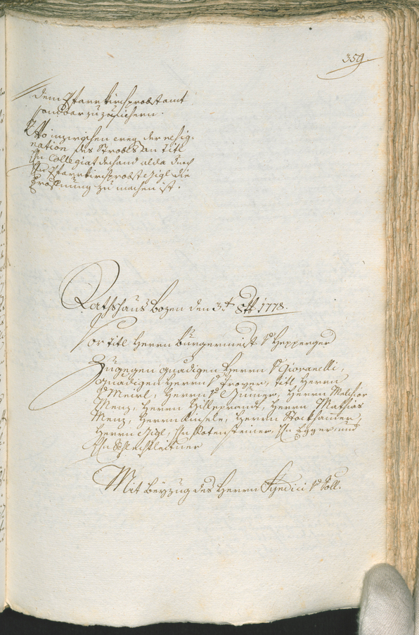 Civic Archives of Bozen-Bolzano - BOhisto Ratsprotokoll 1777/80 