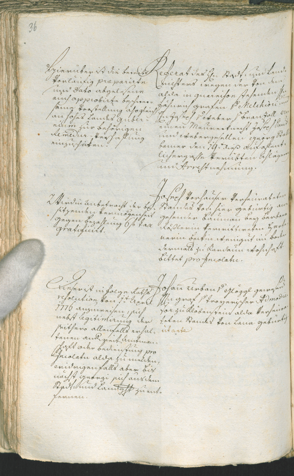 Civic Archives of Bozen-Bolzano - BOhisto Ratsprotokoll 1777/80 