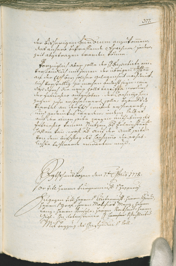 Civic Archives of Bozen-Bolzano - BOhisto Ratsprotokoll 1777/80 