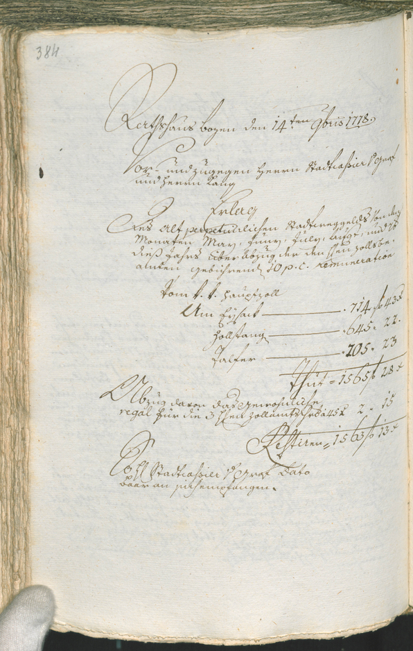 Civic Archives of Bozen-Bolzano - BOhisto Ratsprotokoll 1777/80 