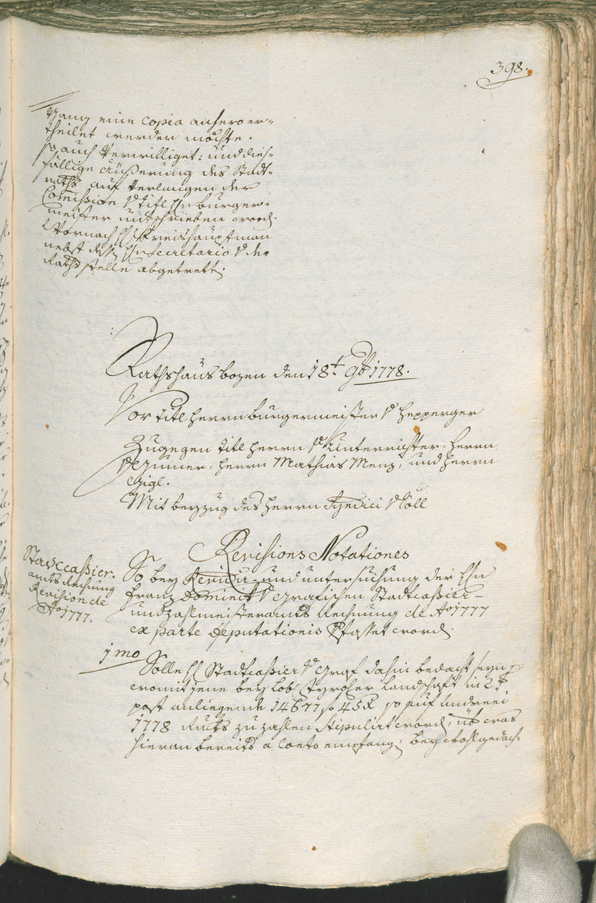 Civic Archives of Bozen-Bolzano - BOhisto Ratsprotokoll 1777/80 