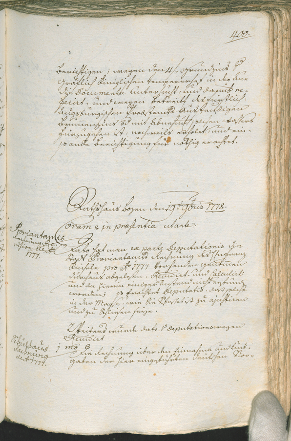 Civic Archives of Bozen-Bolzano - BOhisto Ratsprotokoll 1777/80 