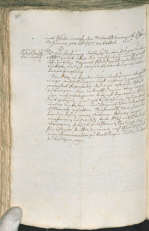 Civic Archives of Bozen-Bolzano - BOhisto Ratsprotokoll 1777/80 