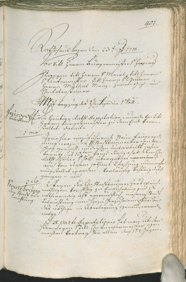 Civic Archives of Bozen-Bolzano - BOhisto Ratsprotokoll 1777/80 