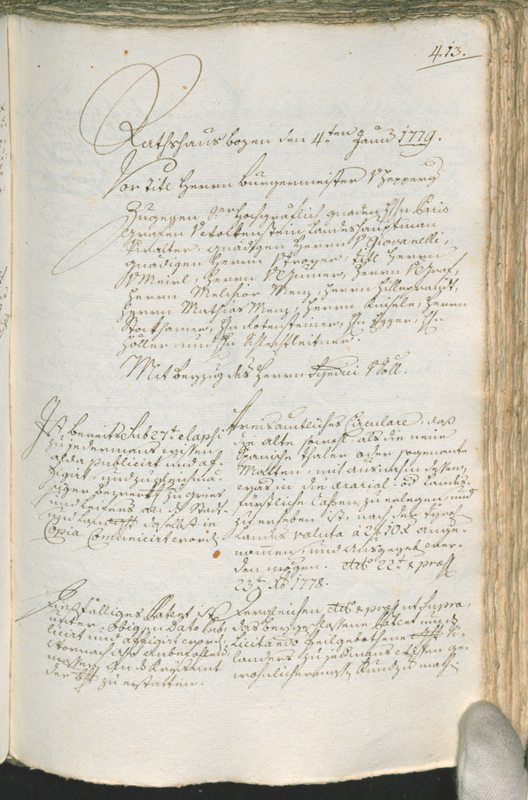 Civic Archives of Bozen-Bolzano - BOhisto Ratsprotokoll 1777/80 